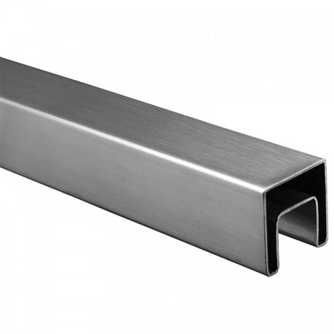 Square Cap Rail 40 x 40mm x 19 FT. with 24 x 24mm Inner Width & Height