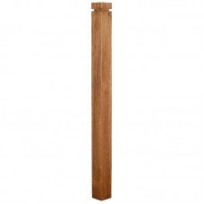 3 1/2"SQ. Modern Wood Post (OAK) 52"