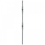 12mm RD. Stainless Steel Picket with Double Stainless Steel Collar 44"