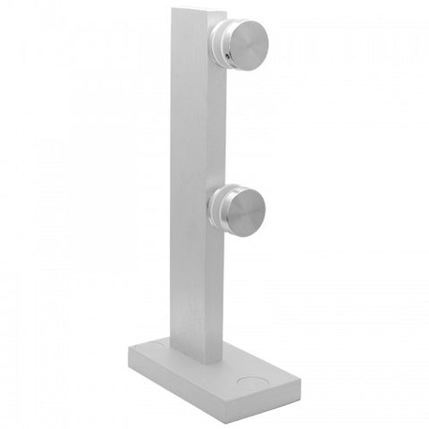 Tilt-Lock Surface Mount Mini Post - Clear Anodized Aluminum