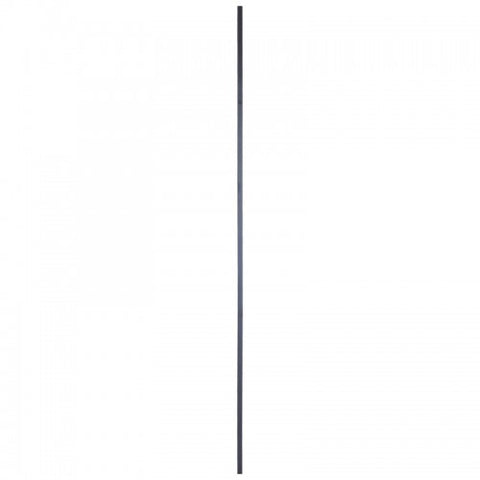 1/2"SQ. Plain Tubular Bar 44" - Satin Black