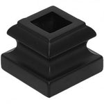 1/2"SQ. Shoe No Set Screw 1 5/16"W x 1"H - Satin Black