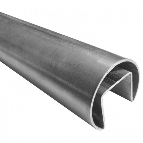 Stainless Steel Round Cap Rail 42.4 x 1.5mm x 19 FT. WITH 24 x 24mm ...