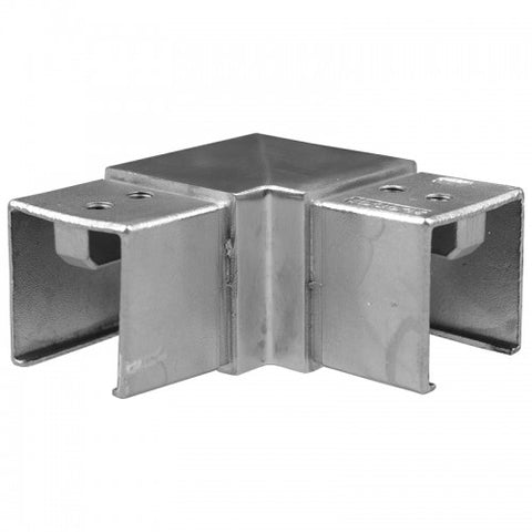 Square Cap Rail Horizontal 90 Elbow for 40 x 40mm Handrail