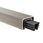 Square Cap Rail 40 x 40mm x 19 FT. with 24 x 24mm Inner Width & Height