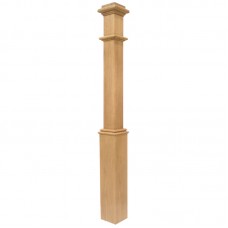 5"SQ. Wood Post - No Inset (HARD MAPLE) 55"