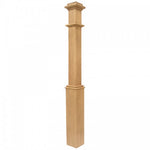 5"SQ. Wood Post - Plain (OAK) 55"