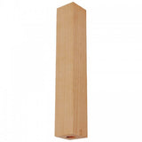 1 1/2"SQ. Wood End 9" (OAK)