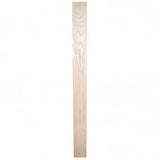 3 1/2"SQ. Fluted Wood Post -  (OAK) 52"