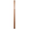 3 1/2"SQ. Fluted Wood Post -  (OAK) 52"