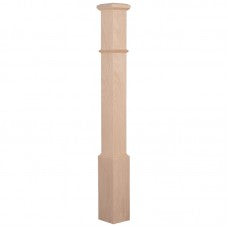 4"SQ.  Wood Post (OAK) 48"