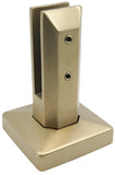 Small Spigot 48 x 48 x 160mm With 100mm Base & 103mm Cover Plate - Satin Finish