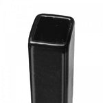 1/2"SQ. Double Collar with Embellishment  Tubular Picket 44" - Satin Black